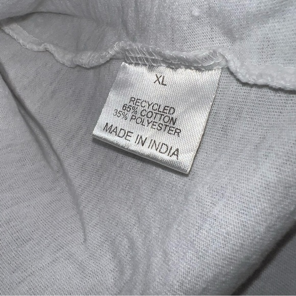 Recycled Threads “Greetings From Out West” Distressed Cropped Tee Size XL - Picture 4 of 8